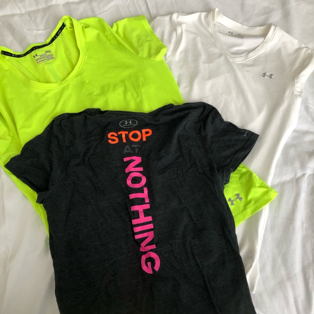 3 under armour tees